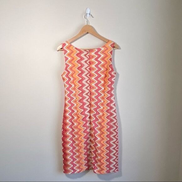 Simone Geometric Sleeveless Woven Shift Dress Multi-Colour Pattern Medium - Picture 2 of 5